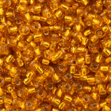 Miçanga Jablonex Amarelo Escuro Transparente 87060 9/0 = 2,6mm