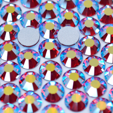 Strass Chaton Base Reta (Sem Cola) Preciosa Light Siam AB SS34 = 7mm