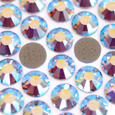 Strass Chaton Base Reta (Com Cola) Preciosa Light Siam AB SS16 = 3,8mm