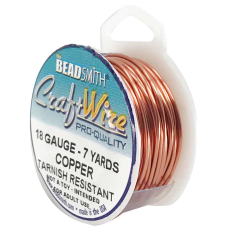 Fio Copper Craft Wire Cobre 18 gauge  1mm