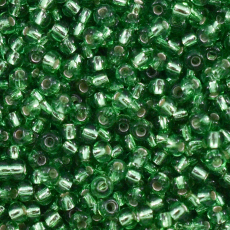 Miçanga Jablonex Verde Transparente 57100 9/0 = 2,6mm