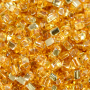 Vidrilho Jablonex Triangular Ouro Novo Transparente 17020 2,5mm
