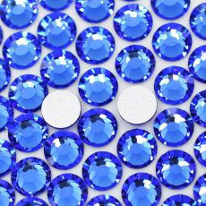 Strass Chaton Base Reta (Sem Cola) Maxima Preciosa Safira SS3 = 1,4mm