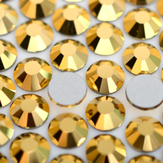 Strass Chaton Base Reta (Sem Cola) Maxina Preciosa Cristal Aurum SS4 = 1,6mm