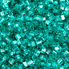 Vidrilho Jablonex Triangular Verde Solgel Dyed Transparente 08258 2,5mm