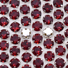 Engrampado Supreme Prateado Strass Siam SS20 = 4,6mm