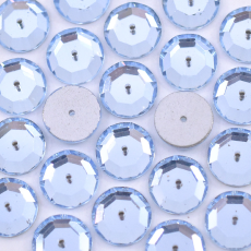 Lantejoula de Cristal Supreme Light Safira 10mm