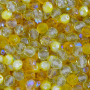 Contas de Cristal Mix Amarelo 8mm