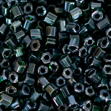 Vidrilho Jablonex Verde Transparente T Lustroso 56150 2x9/0=2,6mm