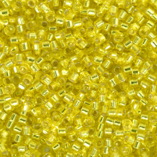 Miçanga Miyuki Delica Amarelo Transparente 11/0 = 1,6mm