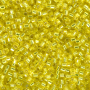 Micanga Japonesa Miyuki Delica Amarelo Transparente DB145 110  1,6mm