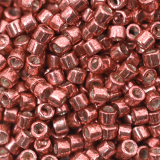 Miçanga Miyuki Delica Galvanizada Cranberry Metalico 11/0 = 1,6mm