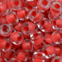 Conta Micangao de Murano Forte Beads Lined Cristal Vermelho 44887 6mm
