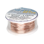 Fio Copper Craft Wire Rose Gold 18 gauge  1mm