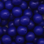 Contas de Porcelana Fosca Azul 33070 8mm