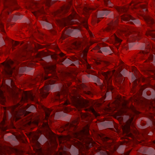 Cristal Transparente Vermelho 90080 12mm