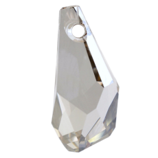 Pingente Drops Polygon Swarovski art. 6015 Cristal Silver Shade 13mm