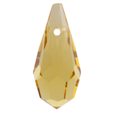 Pingente Drops Preciosa art. 45151681 Light Topaz 18x9mm