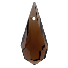 Pingente Drops Preciosa art. 45151681 Smoked Topaz 18x9mm