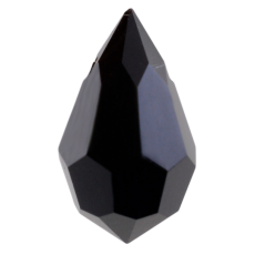 Pingente Drops Preciosa art. 45151681 Jet 15x9mm
