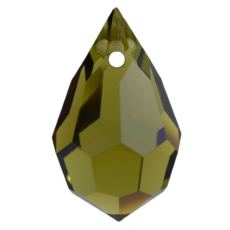 Pingente Drops Preciosa art. 45151681 Olivine 15x9mm
