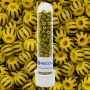 Micanga Jablonex Amarelo 10 Tiras Pretas Rajada Fosco 83501 20  6,1mm