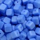 Contas de Murano Cubo Fosco Azul 34000 5x7mm