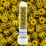 Micanga Jablonex Amarelo 10 Tiras Pretas Rajada Fosco 83501 50  4,6mm