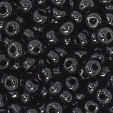 Miçanga Jablonex Preto Fosco 23980 5/0 = 4,6mm