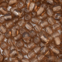 Contas de Murano Cubo Transparente Marrom 10230 4mm