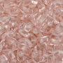 Contas de Murano Meia Lua Transparente Rosa 70110 15mm