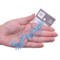 Contas de Murano Folha Dentinho Matte Água 60010 18mm