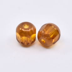 Cristal Edla Topaz Dourado 5mm