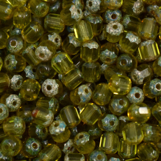 Cristal Edla Olivine Retro 6mm