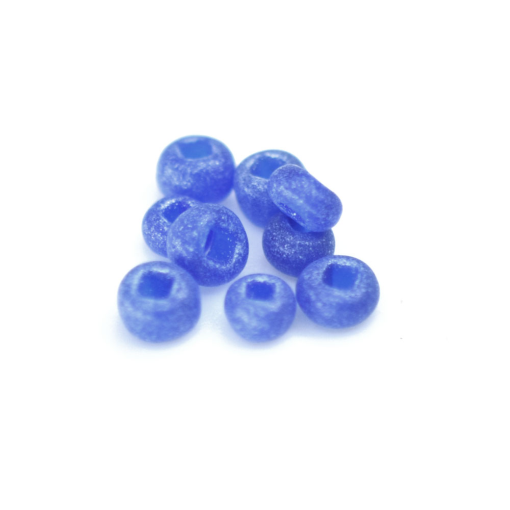 Micanga Color By Azul Marinho Candy Color Fosco Dyed 01163L Furo Quadrado 70  3,5mm
