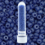 Micanga Color By Azul Marinho Candy Color Fosco Dyed 01163L Furo Quadrado 70  3,5mm