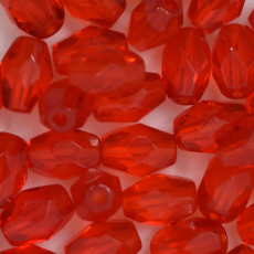 Cristal Oval Preciosa art. 29 Vermelho 90080 6x4mm