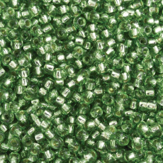 Miçanga Jablonex Verde Transparente Solgel Dyed 78661 6/0 = 4,1mm