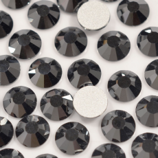 Strass Chaton Base Reta (Sem Cola) Preciosa Jet Hematite SS20=4,6mm