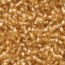 Miçanga Jablonex Ouro Novo Transparente 17020 9/0 = 2,6mm