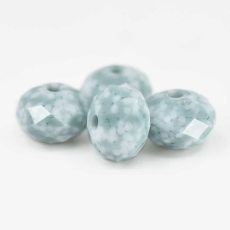 Disco Facetado Briolette Swarovski Mosaic Pacific Opal  18mm