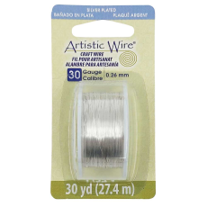 Craft Wire Prata Artistic Wire Anti Alergico 30 gauge  0,26mm