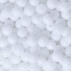 Contas de Porcelana Fosca Leitoso Branco 03000 2mm