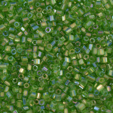 Vidrilho Jablonex Verde Transparente T Aurora Boreal 51430 2x9/0=2,6mm