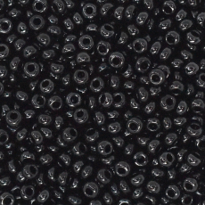 Miçanga Jablonex Preto Fosco 23980 9/0 = 2,6mm