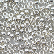 Miçanga Miyuki Seed Bead Silver Metálico11/0 = 2mm