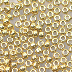 Miçanga Miyuki Seed Bead Gold  Metálico 11/0 = 2mm