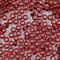 Miçanga Miyuki Seed Bead Ruby Transparente 11/0 = 2mm