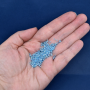 Micanga Redonda Miyuki Seed Bead Transparente Aqua AB 110  2,0mm 11- 91018