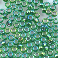 Miçanga Miyuki Seed Bead Green Transparente AB 11/0 = 2mm